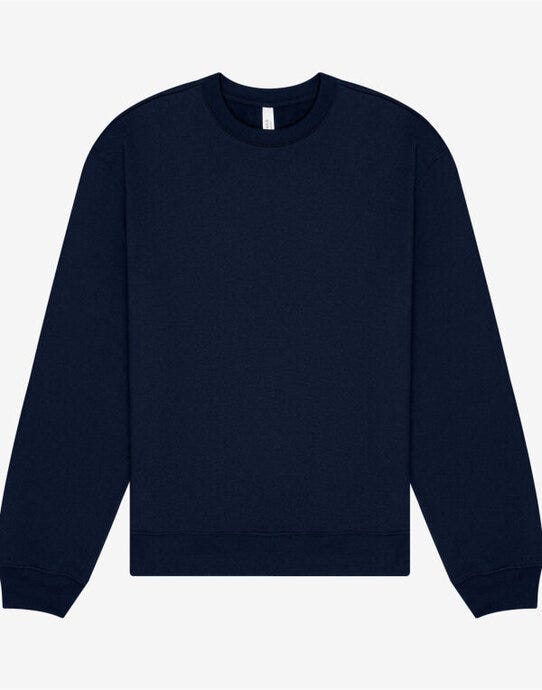 Bella + Canvas CA4711 Crewneck Heavy Sweat - Navy