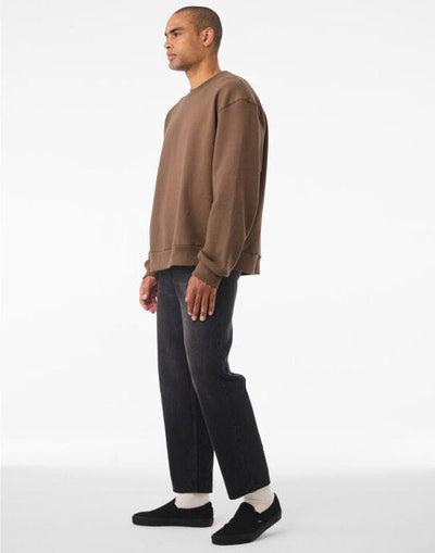 Bella + Canvas CA4711 Crewneck Heavy Sweat - Vintage Brown