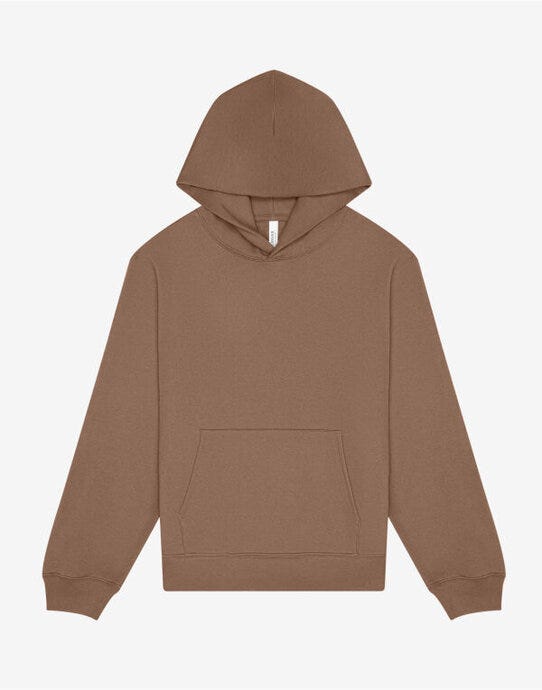 Bella + Canvas CA4719 Unisex Pullover Hoodie - Vintage Brown