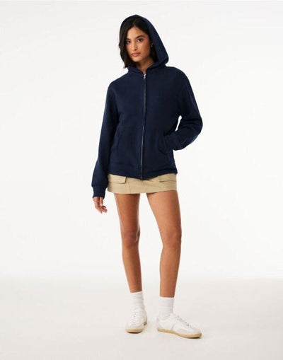 Bella + Canvas CA4739 Unisex Heavy Zip Hoodie - Navy
