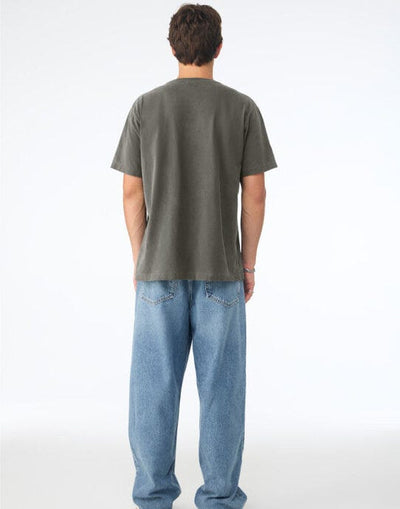Bella + Canvas CA4810GD Unisex Heavy Dry Dye Tee - Washed Charcoal