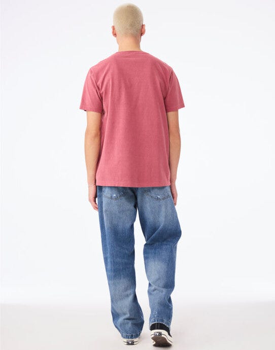 Bella + Canvas CA4810GD Unisex Heavy Dry Dye Tee - Washed Red