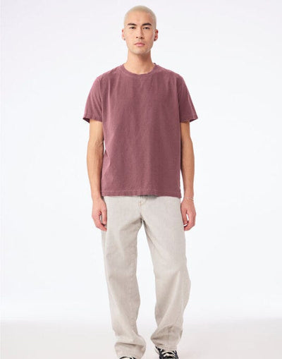 Bella + Canvas CA4810GD Unisex Heavy Dry Dye Tee - Washed Maroon