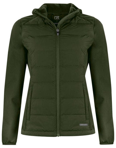Cutter & Buck CB351453 C&amp;B Ladies Oak Harbor Jacket - Ivy Green