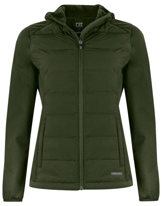 Cutter & Buck CB351453 C&amp;B Ladies Oak Harbor Jacket - Ivy Green