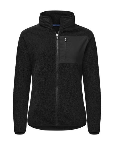 Cutter & Buck CB351471 C&amp;B Ladies Cascade Sherpa Fleece - Black