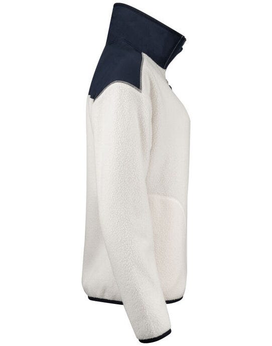Cutter & Buck CB351471 C&amp;B Ladies Cascade Sherpa Fleece - Shell White