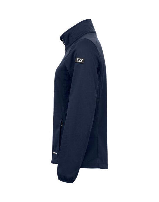 Cutter & Buck CB351487 C&amp;B Ladies Oak Harbor Softshell Jacket - Dark Navy