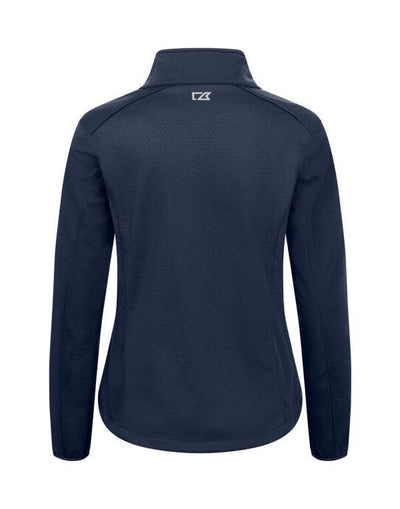 Cutter & Buck CB351487 C&amp;B Ladies Oak Harbor Softshell Jacket - Dark Navy
