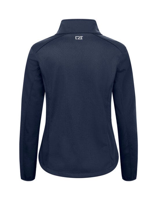 Cutter & Buck CB351487 C&amp;B Ladies Oak Harbor Softshell Jacket - Dark Navy