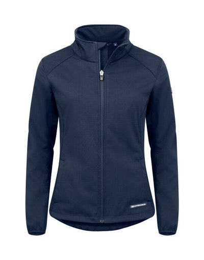 Cutter & Buck CB351487 C&amp;B Ladies Oak Harbor Softshell Jacket - Dark Navy
