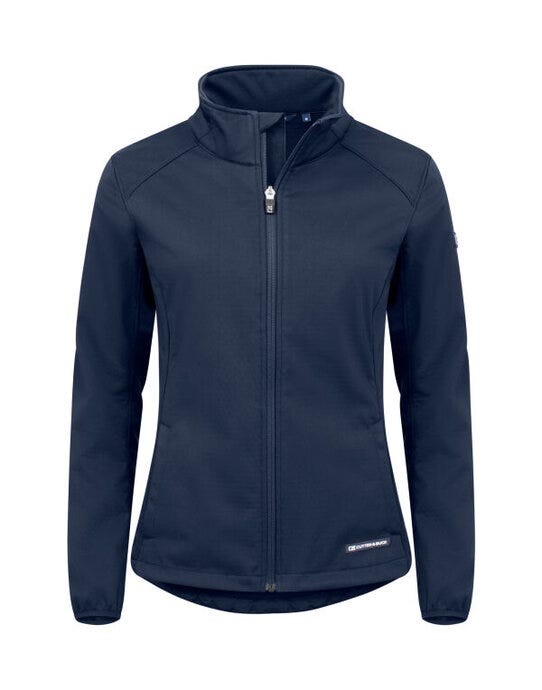 Cutter & Buck CB351487 C&amp;B Ladies Oak Harbor Softshell Jacket - Dark Navy