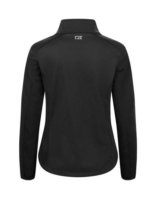 Cutter & Buck CB351487 C&amp;B Ladies Oak Harbor Softshell Jacket - Black