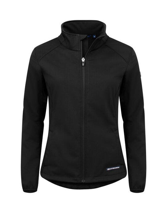 Cutter & Buck CB351487 C&amp;B Ladies Oak Harbor Softshell Jacket - Black