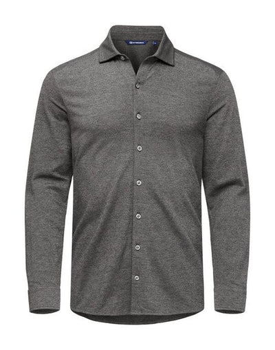 Cutter & Buck CB352410 C&amp;B Advantage Shirt - Anthracite Melange