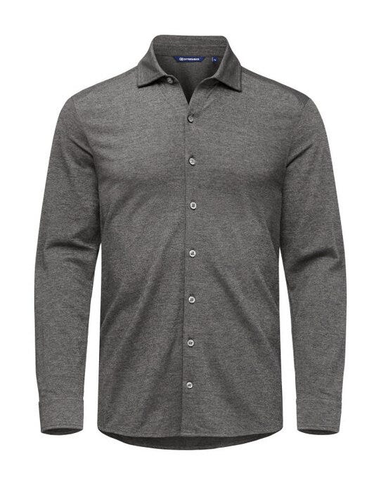 Cutter & Buck CB352410 C&amp;B Advantage Shirt - Anthracite Melange
