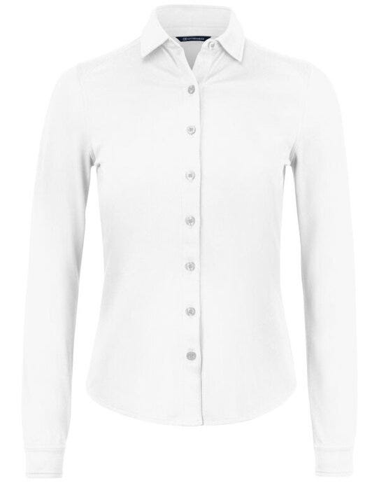 Cutter & Buck CB352411 C&amp;B Ladies Advantage Shirt - White