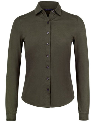 Cutter & Buck CB352411 C&amp;B Ladies Advantage Shirt - Ivy Green