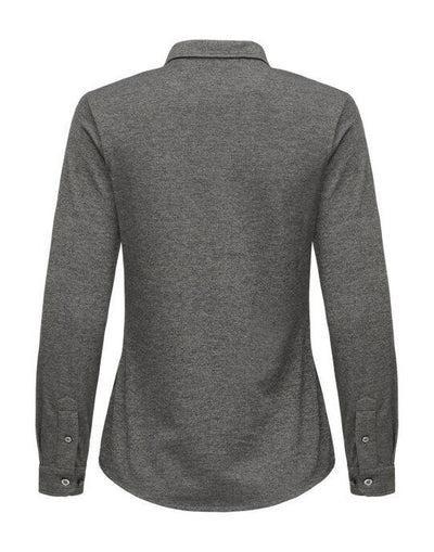 Cutter & Buck CB352411 C&amp;B Ladies Advantage Shirt - Anthracite Melange