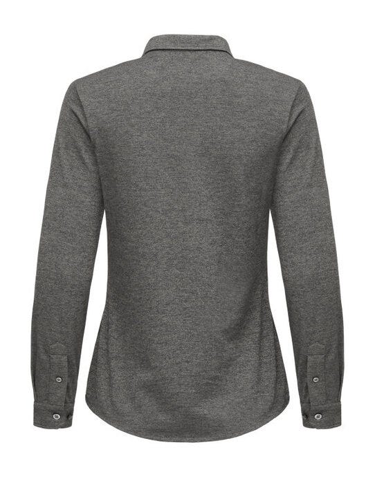Cutter & Buck CB352411 C&amp;B Ladies Advantage Shirt - Anthracite Melange