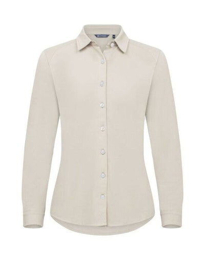 Cutter & Buck CB352411 C&amp;B Ladies Advantage Shirt - Beige