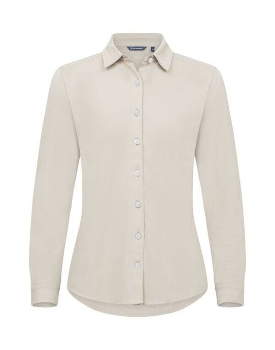 Cutter & Buck CB352411 C&amp;B Ladies Advantage Shirt - Beige