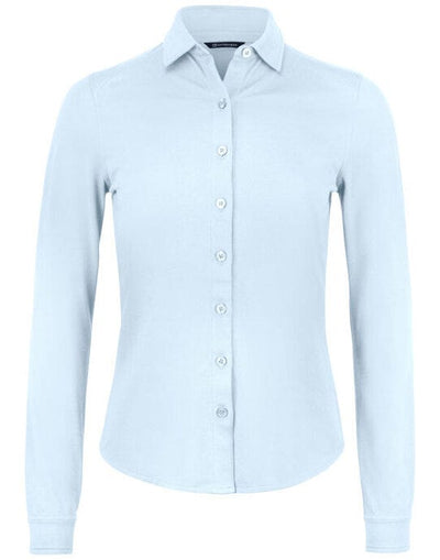 Cutter & Buck CB352411 C&amp;B Ladies Advantage Shirt - Heaven Blue