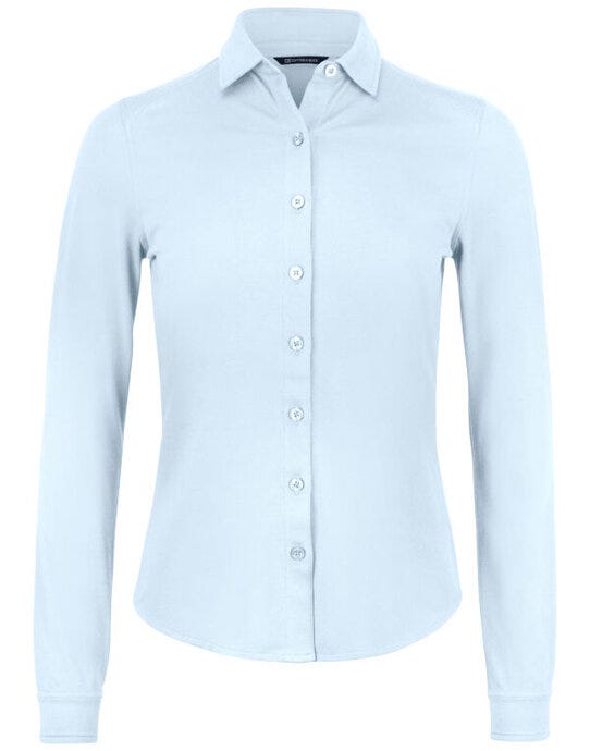 Cutter & Buck CB352411 C&amp;B Ladies Advantage Shirt - Heaven Blue