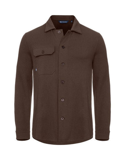 Cutter & Buck CB352414 C&amp;B Advantage Leisure Shirt - Dark Mocca