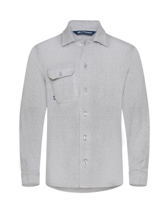 Cutter & Buck CB352414 C&amp;B Advantage Leisure Shirt - Grey Melange
