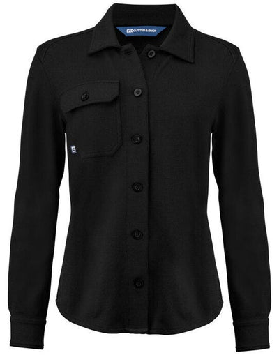 Cutter & Buck CB352415 C&amp;B Ladies Advantage Leisure Shirt - Black