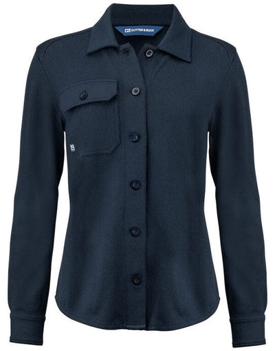 Cutter & Buck CB352415 C&amp;B Ladies Advantage Leisure Shirt - Dark Navy