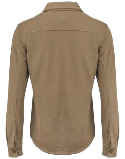 Cutter & Buck CB352415 C&amp;B Ladies Advantage Leisure Shirt - Khaki