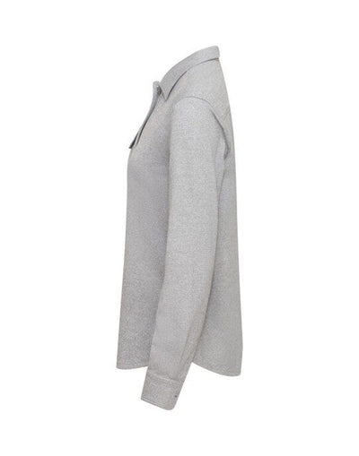 Cutter & Buck CB352415 C&amp;B Ladies Advantage Leisure Shirt - Grey Melange
