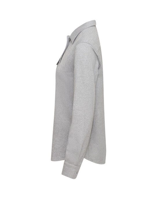 Cutter & Buck CB352415 C&amp;B Ladies Advantage Leisure Shirt - Grey Melange