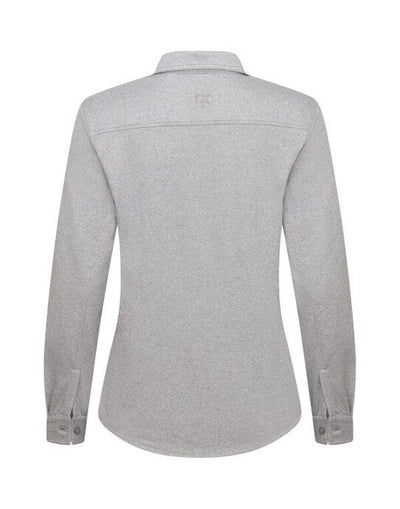Cutter & Buck CB352415 C&amp;B Ladies Advantage Leisure Shirt - Grey Melange