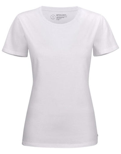 Cutter & Buck CB353409 C&amp;B Ladies Manzanita Roundneck T-Shirt - White