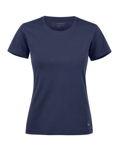 Cutter & Buck CB353409 C&amp;B Ladies Manzanita Roundneck T-Shirt - Dark Navy