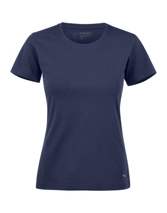 Cutter & Buck CB353409 C&amp;B Ladies Manzanita Roundneck T-Shirt - Dark Navy