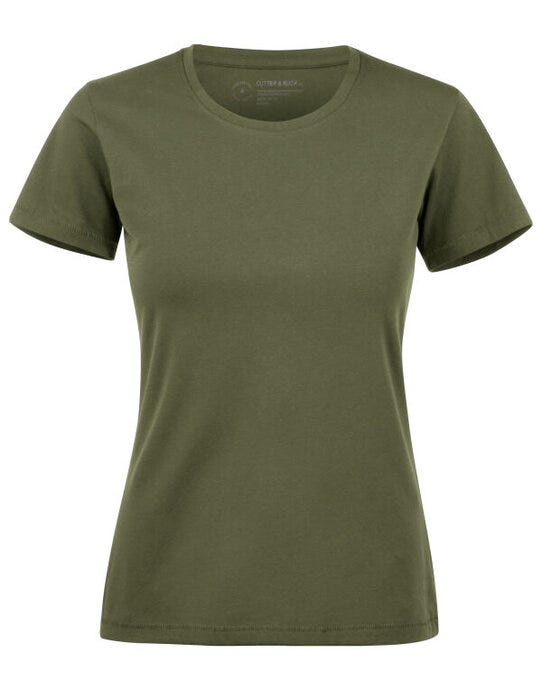 Cutter & Buck CB353409 C&amp;B Ladies Manzanita Roundneck T-Shirt - Ivy Green