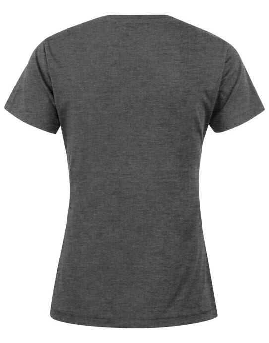 Cutter & Buck CB353409 C&amp;B Ladies Manzanita Roundneck T-Shirt - Anthracite Melange