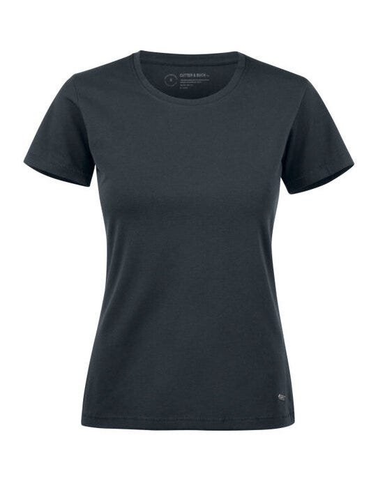 Cutter & Buck CB353409 C&amp;B Ladies Manzanita Roundneck T-Shirt - Black