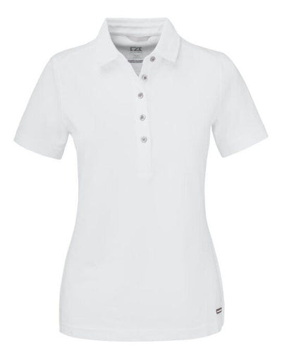 Cutter & Buck CB354419 C&amp;B Ladies Advantage Polo - White