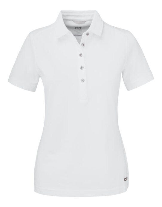 Cutter & Buck CB354419 C&amp;B Ladies Advantage Polo - White