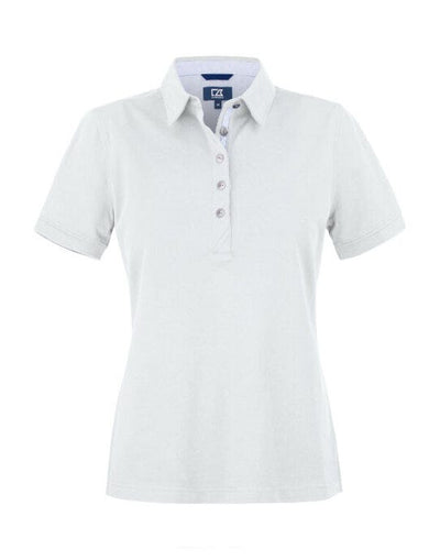 Cutter & Buck CB354421 C&amp;B Ladies Advantage Premium Polo - White