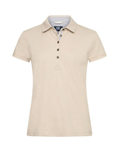 Cutter & Buck CB354421 C&amp;B Ladies Advantage Premium Polo - Beige