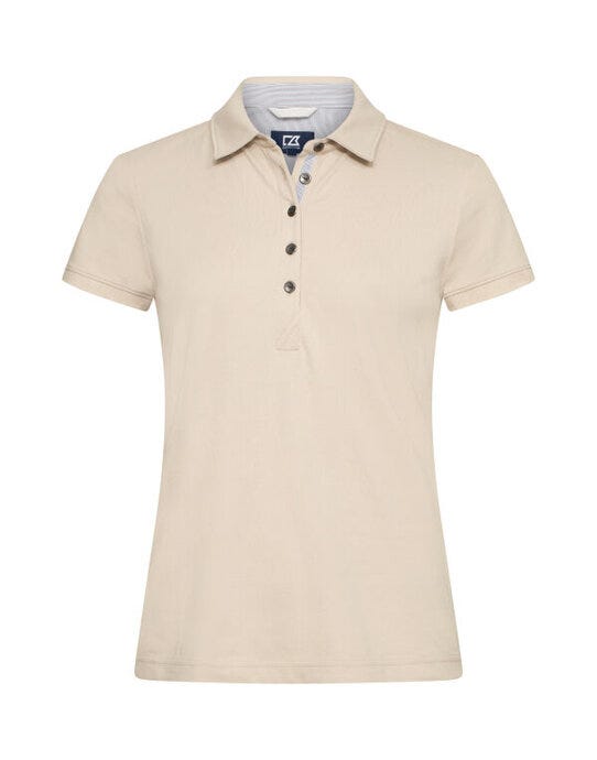 Cutter & Buck CB354421 C&amp;B Ladies Advantage Premium Polo - Beige