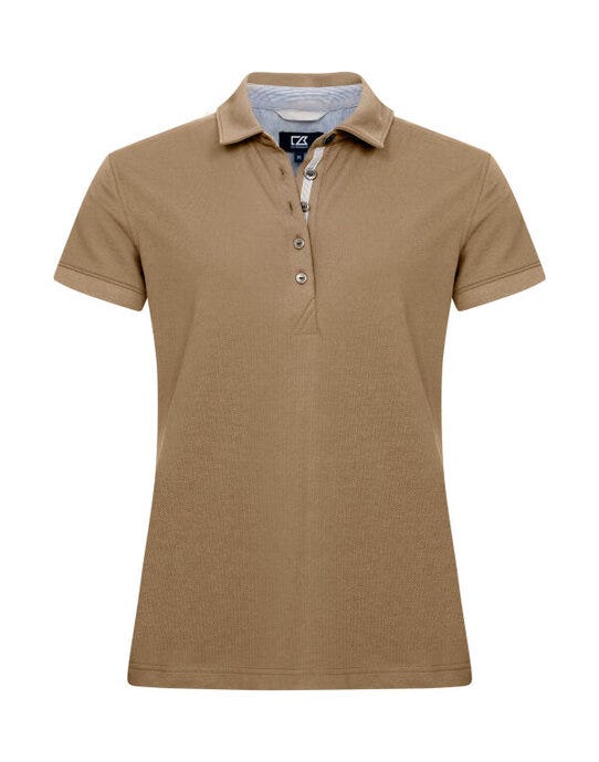 Cutter & Buck CB354421 C&amp;B Ladies Advantage Premium Polo - Khaki