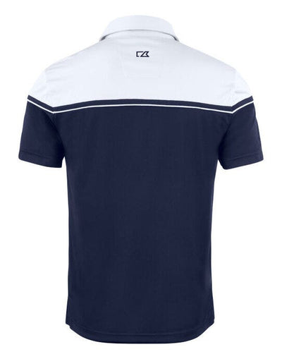 Cutter & Buck CB354428 C&amp;B Seabeck Polo - Dark Navy/White