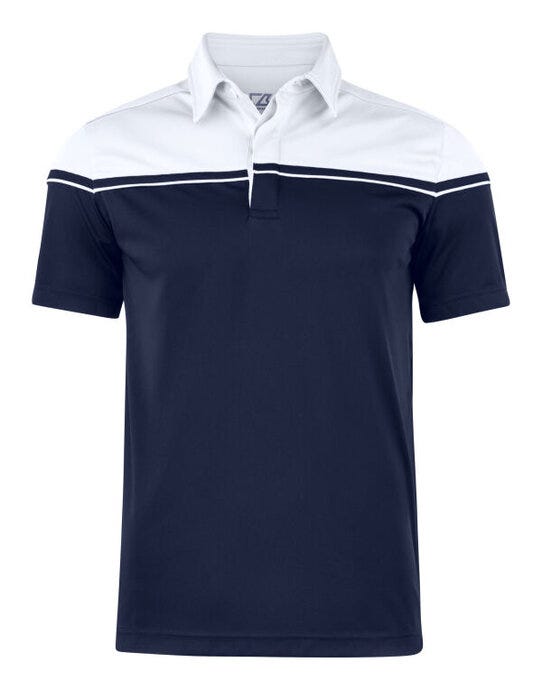 Cutter & Buck CB354428 C&amp;B Seabeck Polo - Dark Navy/White